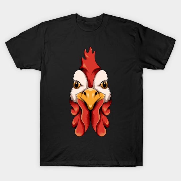 Vintage rooster head T-Shirt by Marciano Graphic